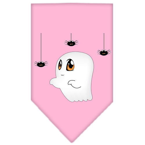 Sammy the Ghost Screen Print Bandana Light Pink Small